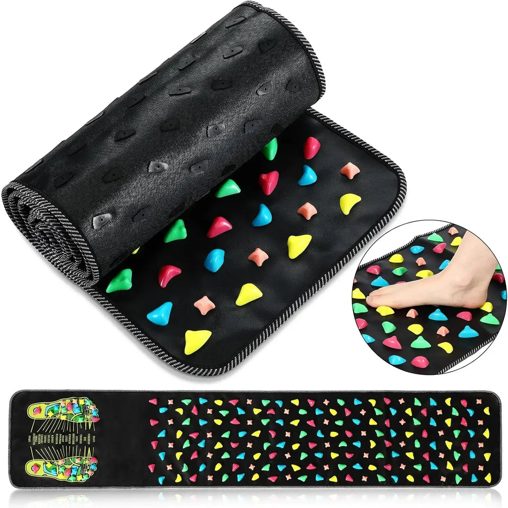 Premium Foot Massage Pad with Finger Pressure Plate and Imitation Goose Soft Stone Road - Relieve Pain and Soothe Tired Feet